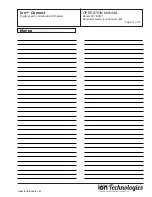 Предварительный просмотр 11 страницы Ion Technologies Ion+ Connect Operation Manual