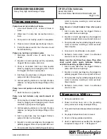 Предварительный просмотр 7 страницы Ion Technologies SEH100M-03 Operation Manual