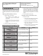 Preview for 8 page of Ion Technologies Sumpro Operation Manual