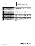 Preview for 10 page of Ion Technologies Sumpro Operation Manual