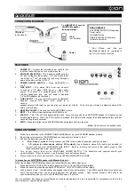 Preview for 2 page of ION ANYROOM Quick Start Manual