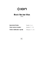 ION Block Rocker Max iPA76C2 Quick Start Manual preview