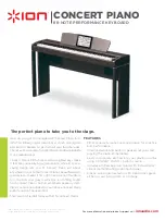 ION CONCERT PIANO Datasheet preview