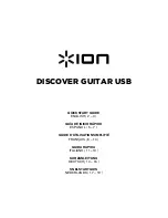 ION DISCOVER GUITAR USB Quick Start Manual preview