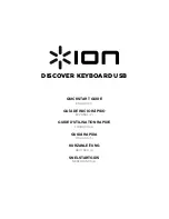 ION DISCOVER KEYBOARD USB Quick Start Manual preview