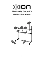 ION Electronic Drum Kit Owner'S Manual preview