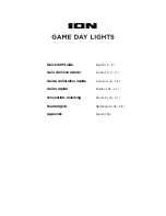 ION Game Day Lights Quick Start Manual preview