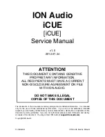 ION iCUE Service Manual preview