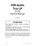 Preview for 1 page of ION iT75 Service Manual