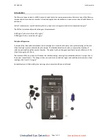 Preview for 7 page of ION Mercury Vapour Indicator User Manual