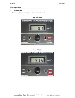 Preview for 12 page of ION Mercury Vapour Indicator User Manual