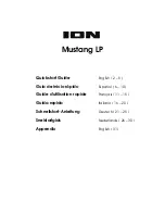 ION Mustang LP Quick Start Manual preview