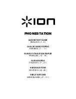 Предварительный просмотр 1 страницы ION PHONESTATION Quick Start Manual