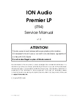 ION PREMIER LP Service Manual preview