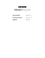 ION PROJECT ROCKER Quick Start Manual preview