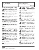 Предварительный просмотр 2 страницы ION SEF100M03 Operation Manual