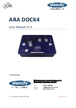 Preview for 1 page of ION shawcity ARA DOCK4 User Manual