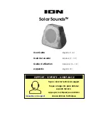 Предварительный просмотр 1 страницы ION Solar Sounds User Manual