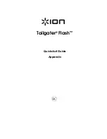 ION Tailgater Flash Quick Start Manual preview