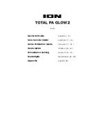 Preview for 1 page of ION Total PA Glow 2 Quick Start Manual