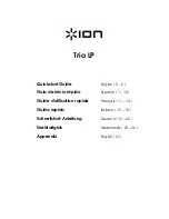 Preview for 1 page of ION Trio LP Quick Start Manual