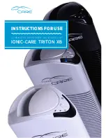 Ionic-CARE TRITON X6 Instructions For Use Manual preview