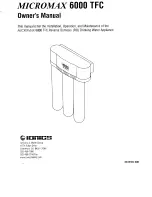 Ionics Micromax 6000 TFC Owner'S Manual preview