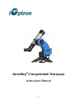 Предварительный просмотр 1 страницы iOptron AstroBoy Instruction Manual