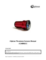 iOptron iCAM462C Manual предпросмотр