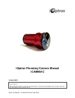 iOptron iCAM464C Manual предпросмотр