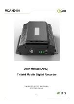 IOT-Smart Solutions MDAH2401 User Manual предпросмотр