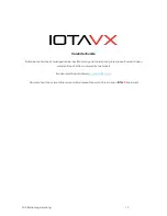 Предварительный просмотр 20 страницы IOTAVX PA 3 Instruction Manual