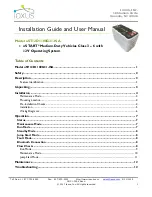 Preview for 1 page of IOXUS uSTART uST12D1100G31-ISA Installation Manual And User'S Manual