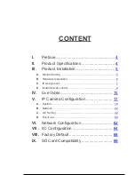 Preview for 3 page of IP Camera 5 MEGAPIXEL User Manual