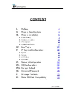 Preview for 3 page of IP Camera CL-15BMX User Manual