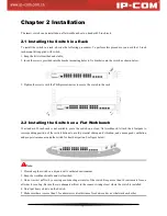 Preview for 14 page of IP-COM G3224P User Manual