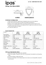 Preview for 2 page of IPAS FDV Galaxy Park Quick Manual