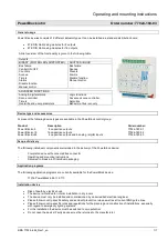 Предварительный просмотр 1 страницы IPAS Power Block Series Operating And Mounting Instructions Manual