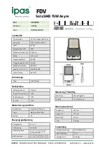 Предварительный просмотр 1 страницы IPAS Sola SMD Manual