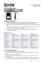 Предварительный просмотр 2 страницы IPAS Sola SMD Manual