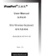 iPazzPort KP-810-09 User Manual предпросмотр