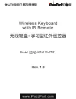 iPazzPort KP-810-27R User Manual preview