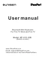 iPazzPort KP-810-30B User Manual preview