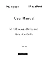 iPazzPort Unisen KP-810-19S User Manual preview