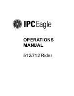 Preview for 1 page of IPC Eagle 512 Rider Operation Manual