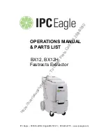 Предварительный просмотр 1 страницы IPC Eagle BX12 Operation Manual