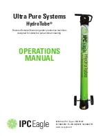 IPC Eagle HYDROTUBE Operating Manual preview