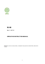 Preview for 9 page of IPC SG-08 S 4507 M Instruction Manual