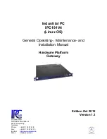 Preview for 1 page of IPCOMM IPC191V4 Installation Manual