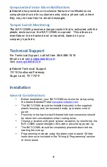 Preview for 6 page of ipDatatel BAT-CDMA User'S Manual Installation And Operating Instructions